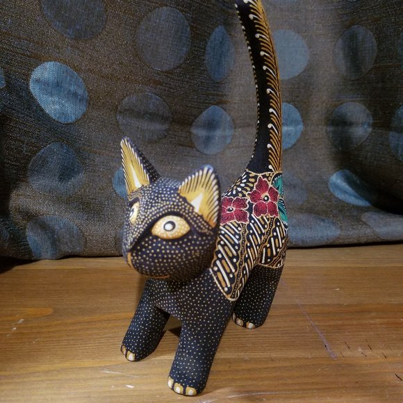Other - Wood Carved Cat